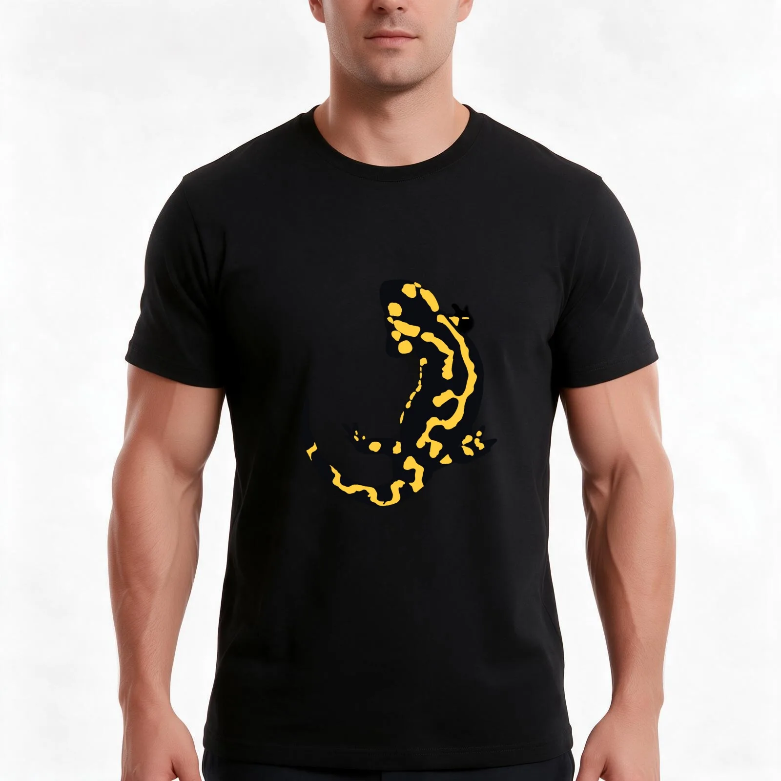 Salamander T-Shirt Summer Casual Cotton Tee Oversized Streetwear Tops Vintage Graphic Print Loose Fit Short Sleeve