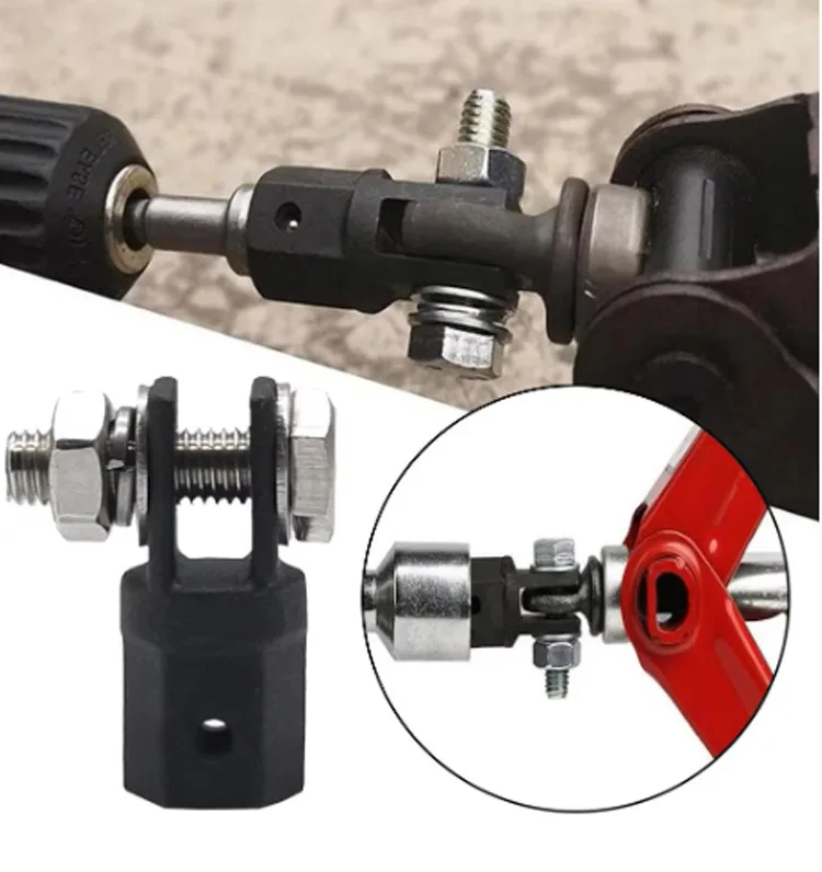 

1/2-дюймовые ножничные домкраты, адаптер, ударный гайковерт, адаптер для инструмента, ножницы, переходник из хром-ванадиевой стали, стальной шаровой шарнирный стержень