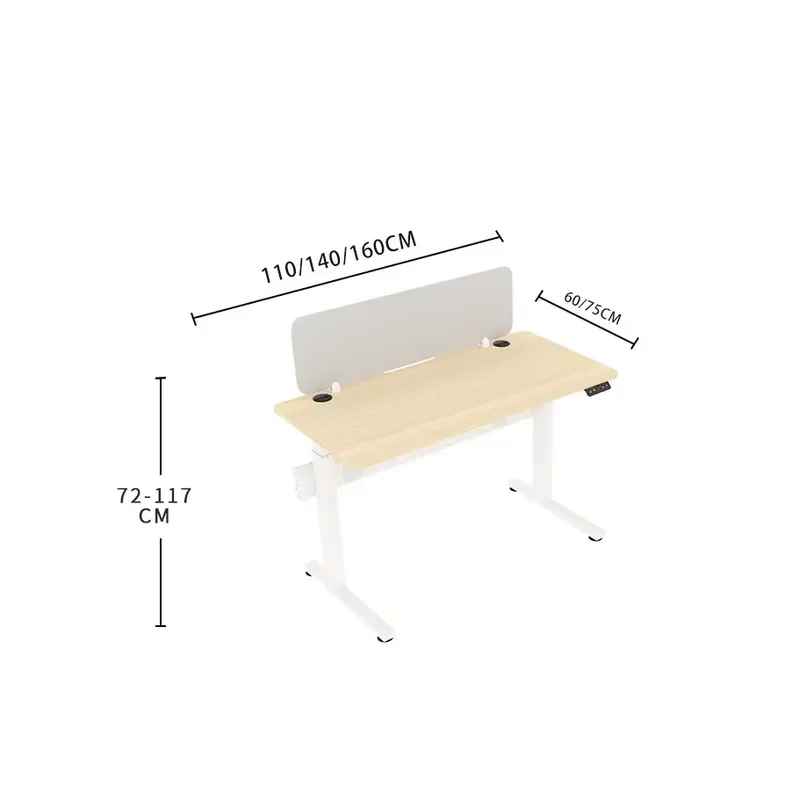 for Vertical Office Computer Desk with Height Adjustment Mechanism   and Work