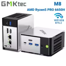 【¥36,818】GMKtec M8 ミニPC Ryzen 5 PRO 6650H LPDDR5 16GB SSDなし EUプラグ 特別割引-アリエク特価アラート