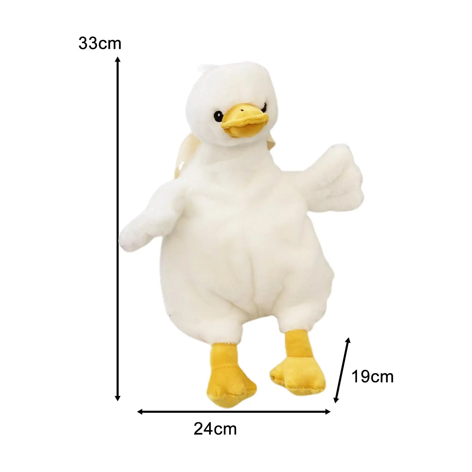 Sac à dos en forme d'animal en peluche, sac à bandoulière décontracté et doux pour garçons et femmes adultes