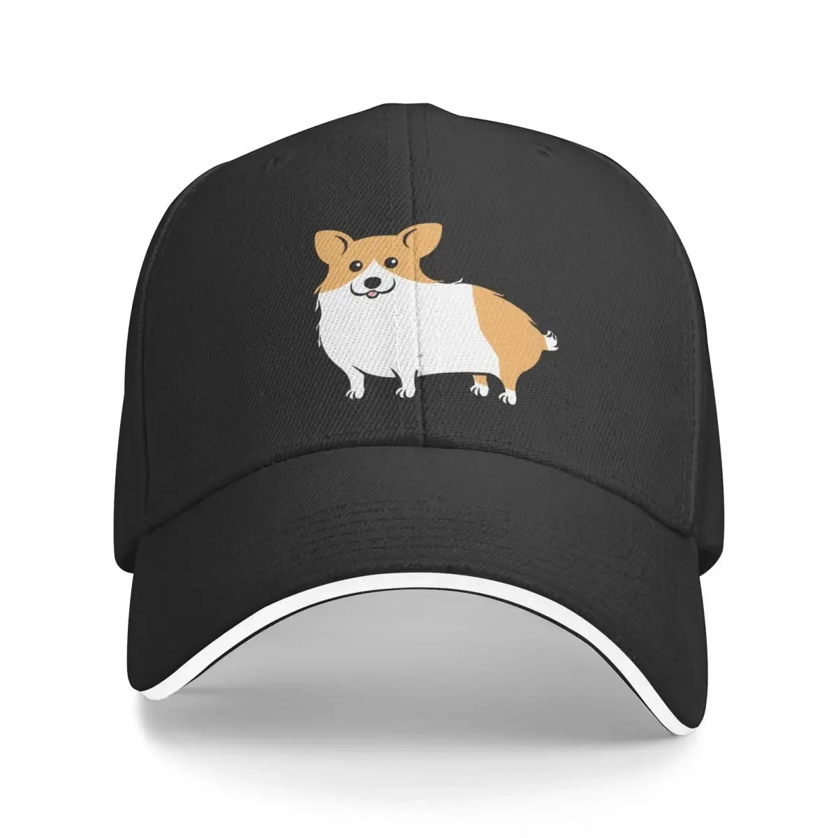 Cute Corgi Puppy Dog Baseball Cap Designer Hat Beach Bag birthday Baseball Men Women's