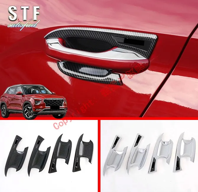 ABS Door Bowl Trim For Hyundai IX25 2019 2020 Car Accessories Stickers W4