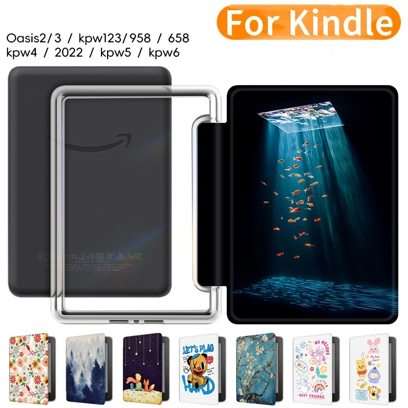 Case for Kindle 2024 2022 2021 Paperwhite Colorsoft 1 2 3 5 6 10th 11th 12th Generation 6 6.8 7 Inch Protective Shell Case