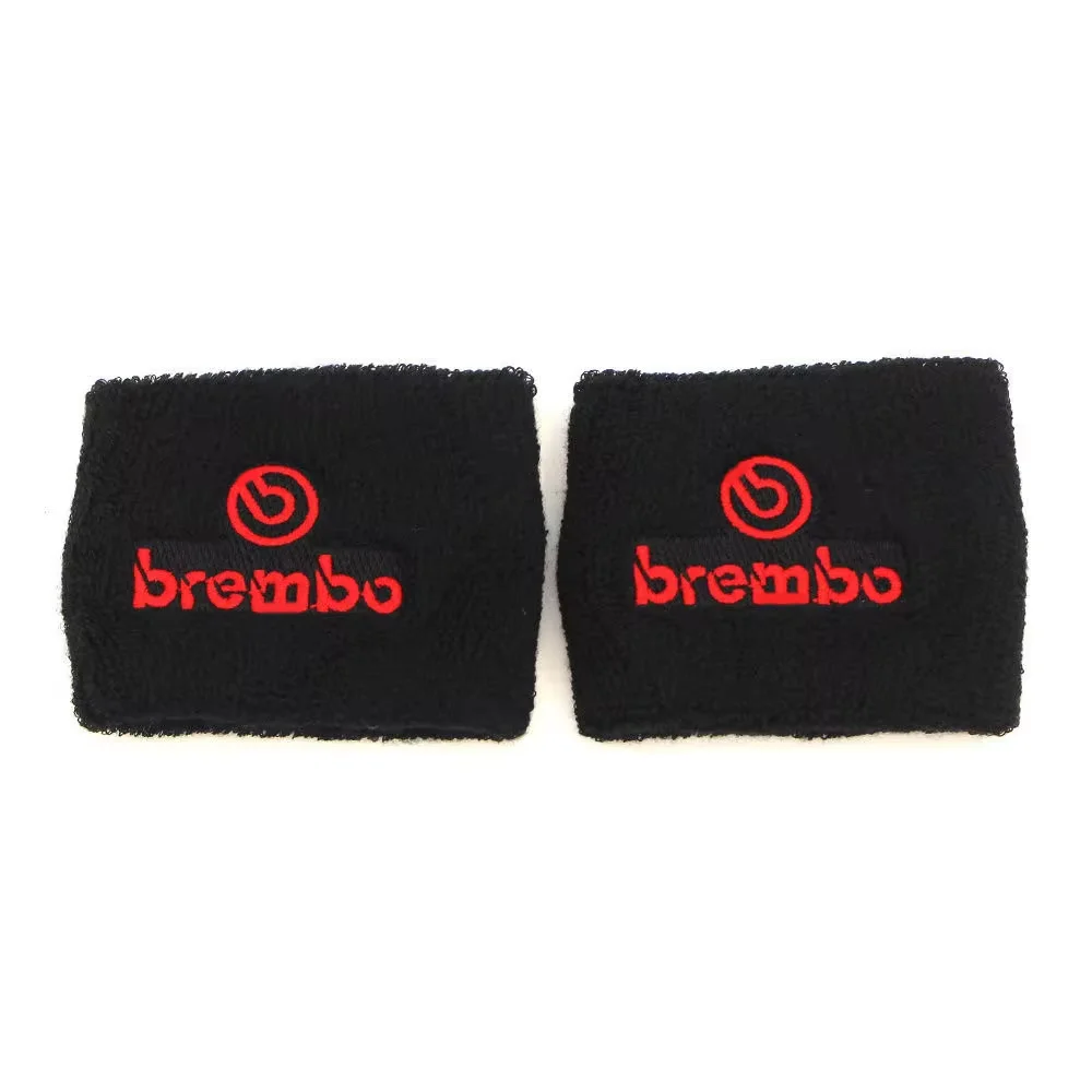 For Kawasaki Suzuki brembo Universal Blackbluered motorcycle Car Styling Reservoir Brake Clutch Oil Tank Cover Cap Sock