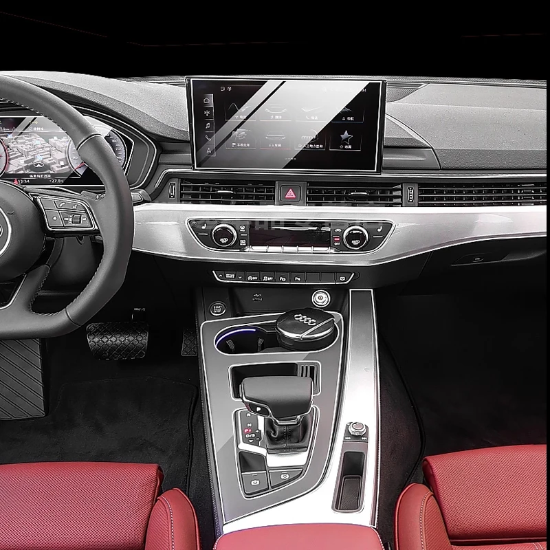 

Tpu Transparent Film for Audi RS4 S4 2023 2024 Car Interior Sticker Center Console Navigation Screen Gear Protector Accessories