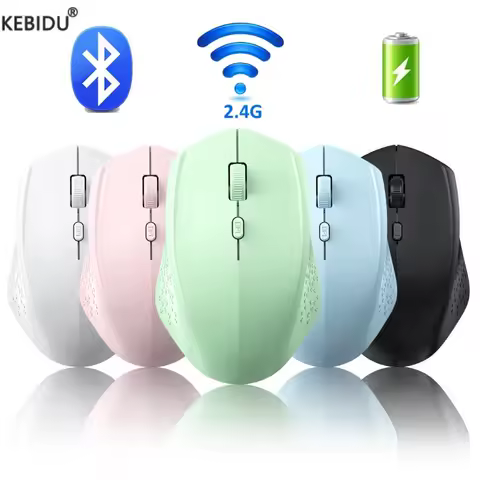 2.4G Bluetooth Mouse for Laptop iPad Air Pro Tablet PC Rechargeable Ergonomic Mouse Silent Mice Portable Working Gaming Mouse