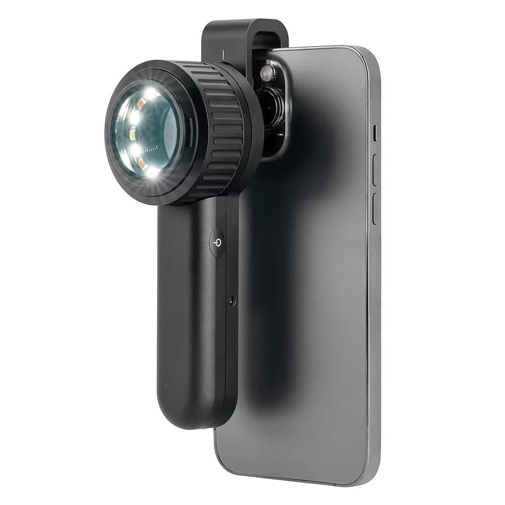 DE-3100 PRO with 10X Magnification 1000mAh   Cross Polarized & UV LED Light for Dermatology