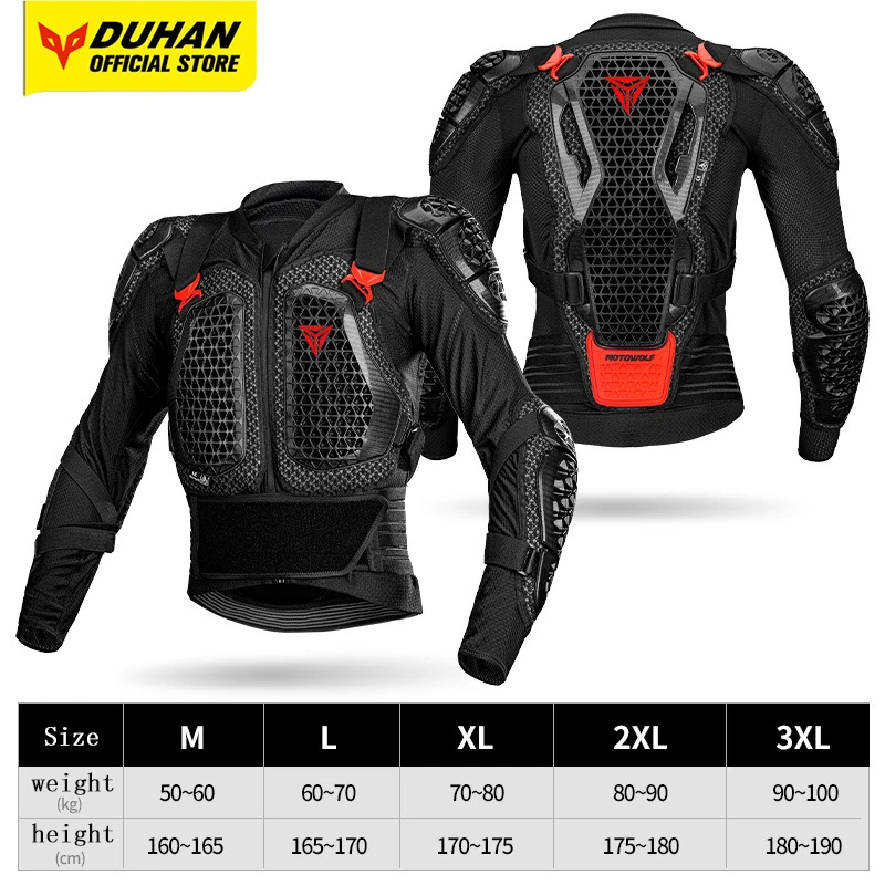 Chaqueta de motocicleta para hombre, armadura corporal para Moto, chaqueta de carreras para Motocross, aprobación CE, engranajes de protección para Moto