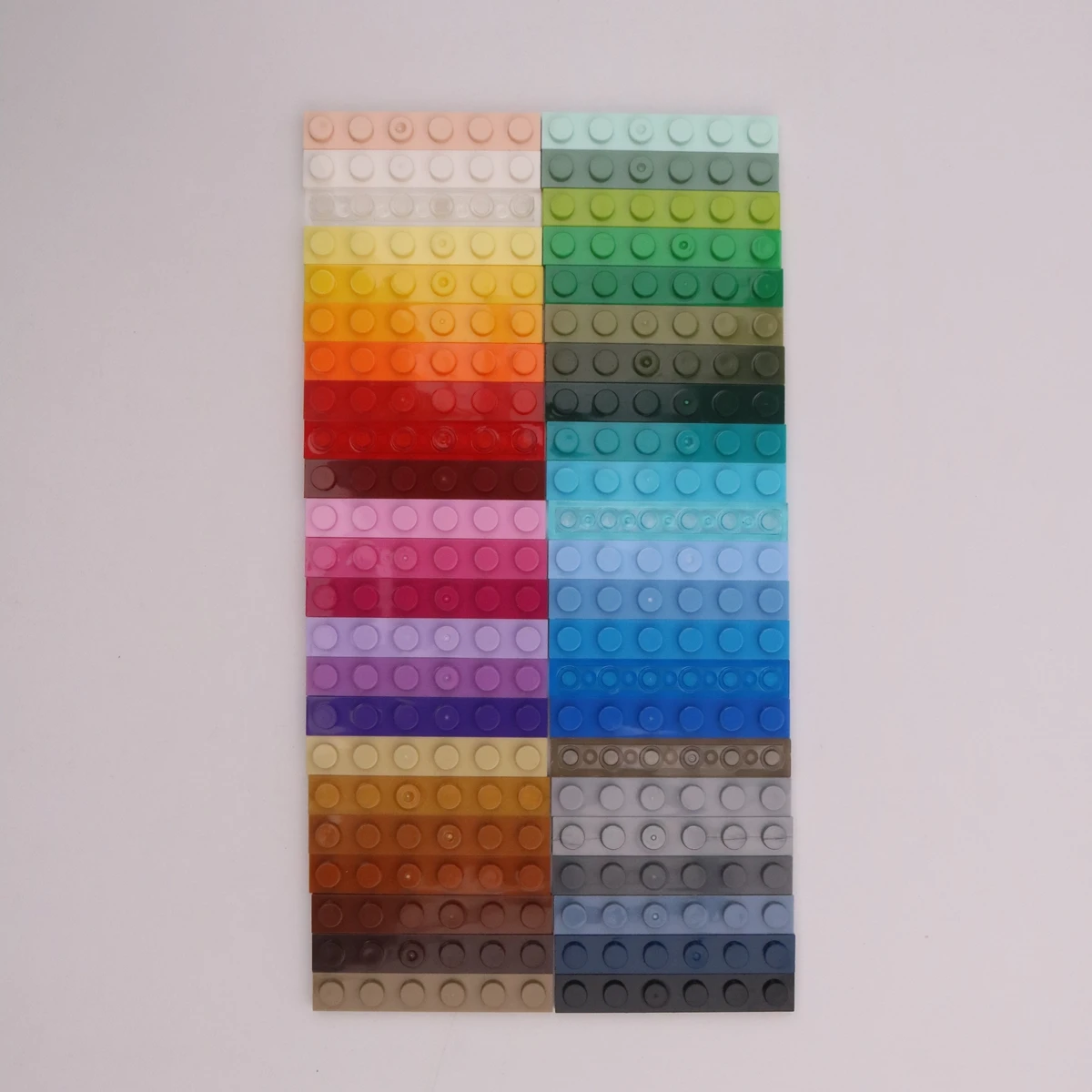 【50g】 Compatible avec 3666 blocs de construction à petites particules, pièces MOC, pièces détachées technologiques, plaque de base 1x6