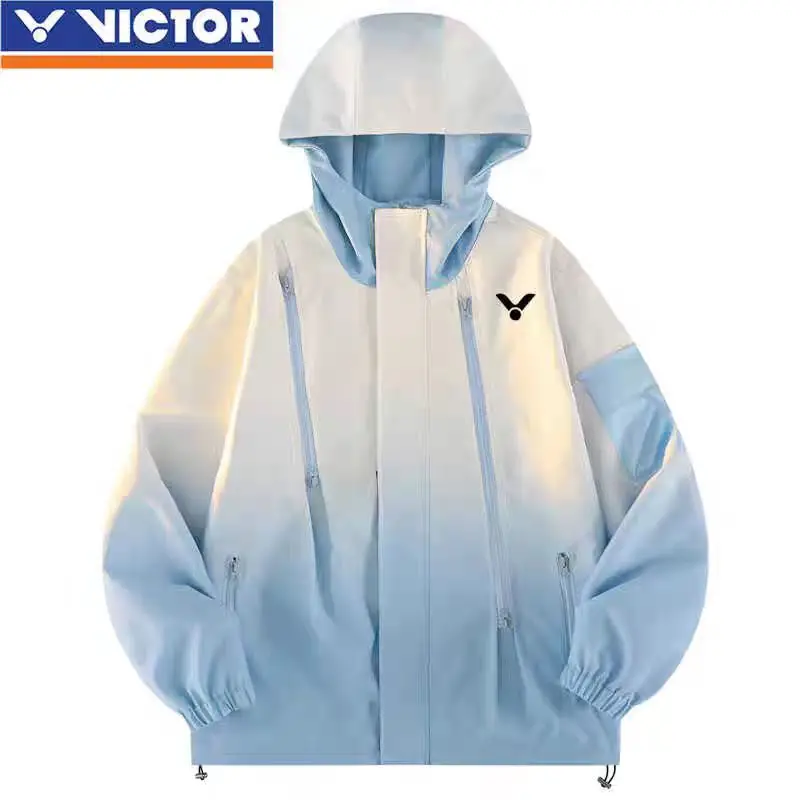 VICTOR victory autumn and winter outdoor windproof waterproof men's and women's casual sports jacket advanced gradient storm jac