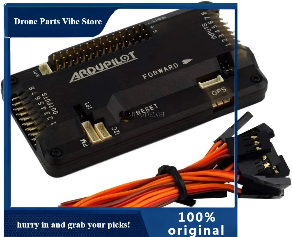 

Полетный контроллер APAPM 2.8 для дронов/квадрокоптеров (плата контроллера полета и удлинительный кабель для мультикоптеров)