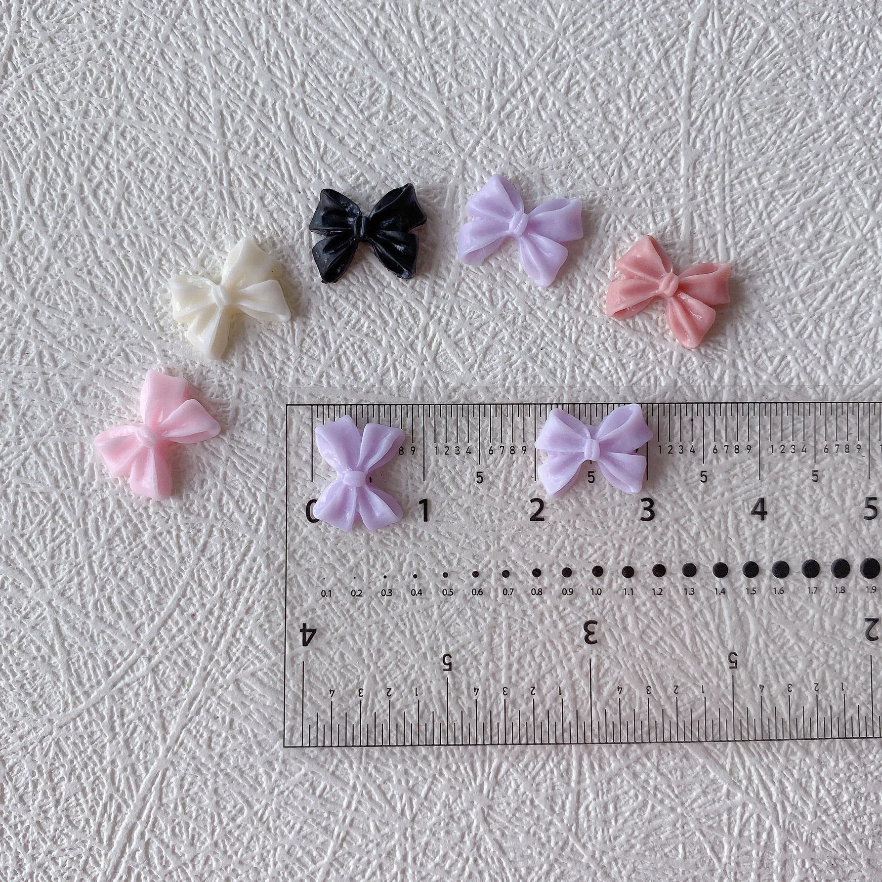 500 قطعة من إكسسوارات الأظافر الأكثر مبيعًا على شكل ربطة عنق - إكسسوارات أظافر عصرية من الراتنج ذاتية الصنع لمظهر مانيكير أنيق وساحر #2