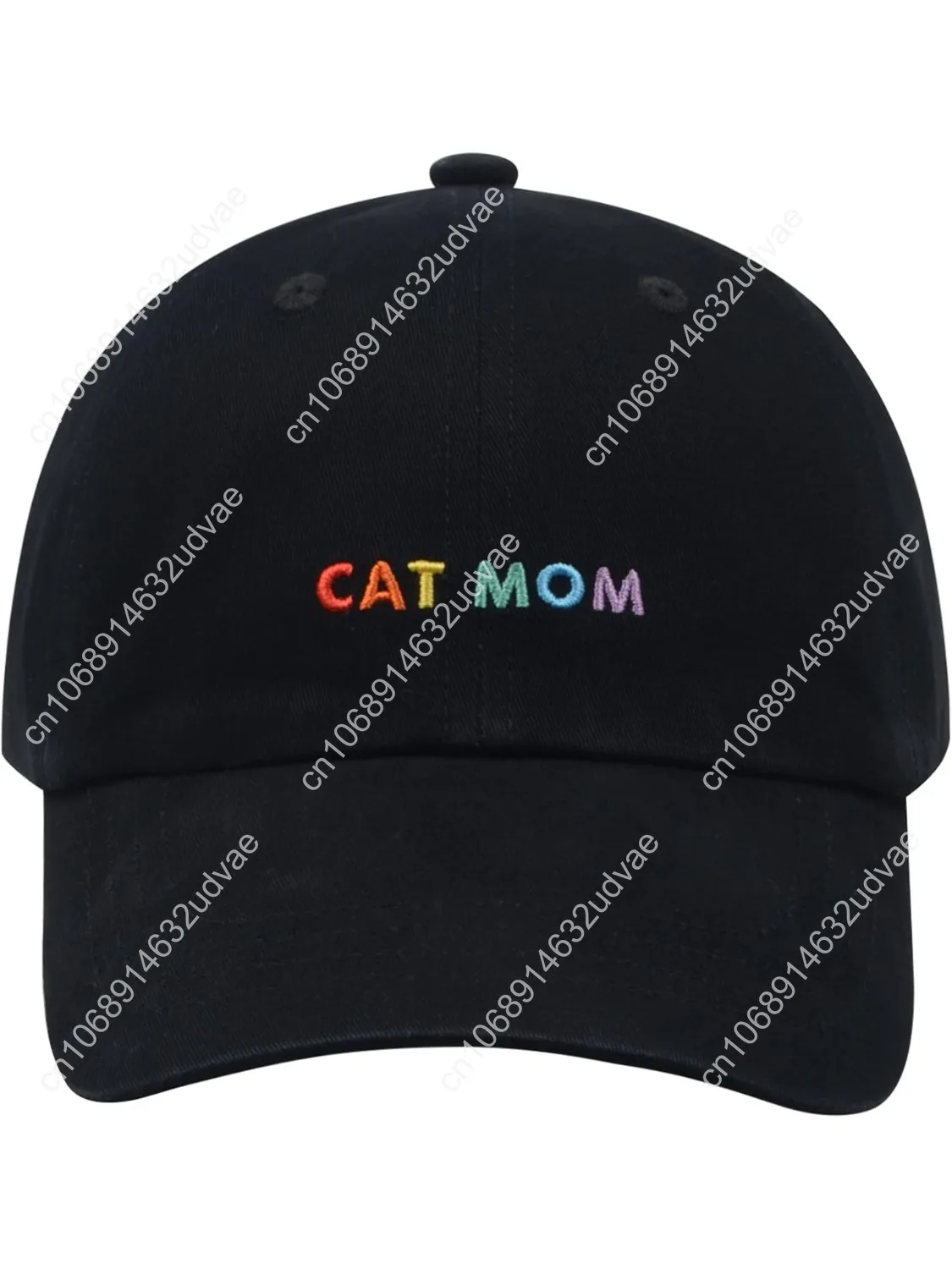 

Cat Mom & Dad Hats for Proud Cat Parents | for Men & Women | Embroidered Text - Adjustable Fit - 100% Cotton