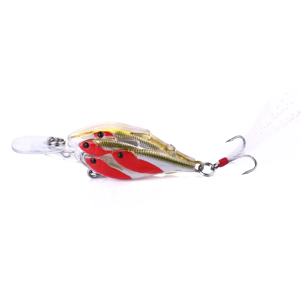 Señuelos duros Crankbait para pesca de lucio y carpa