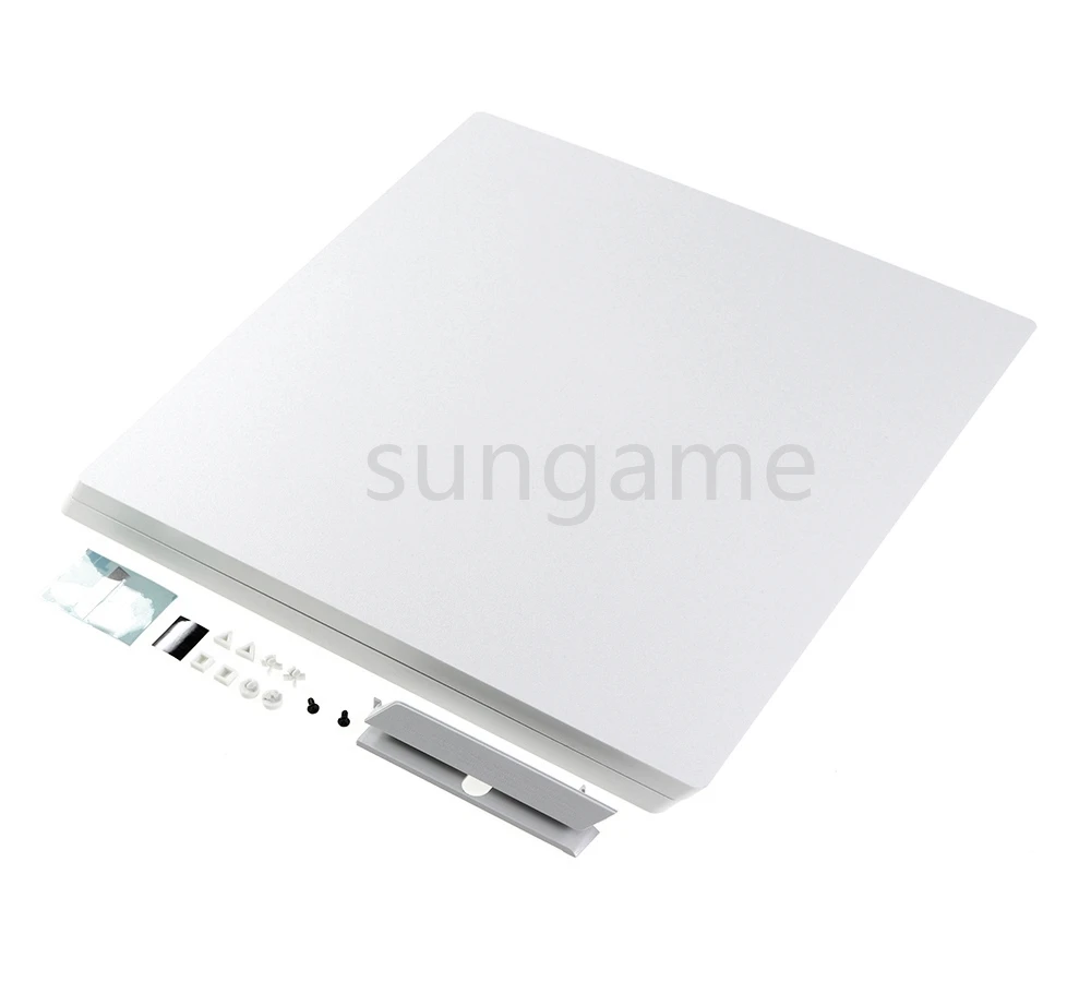 1 مجموعة للبلاي ستيشن 4 PS4 برو عالية الجودة الأبيض الكامل الإسكان شل حالة مع مسامير