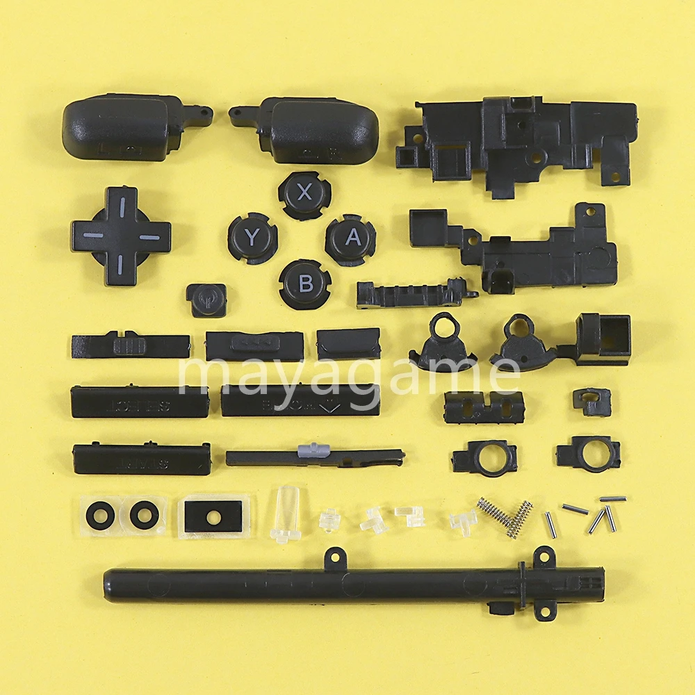 1 Juego de teclas de botón completas para 3DSXL 3DSLL 3DS XL LL R & L piezas de botones D Pad ABXY Home Power juego de botones completos