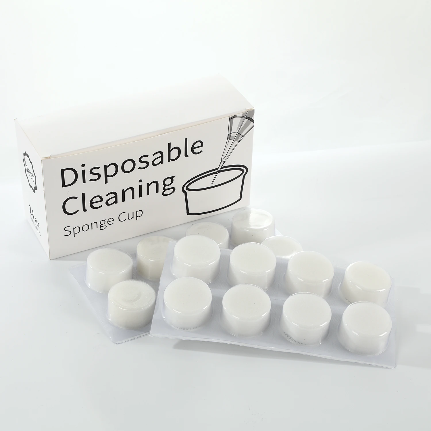 24 قطعة إبرة الوشم القابل للتصرف تنظيف الإسفنج كوب تراجع رغوة معقمة تراجع كوب تلميح شطف لوازم الوشم النظيف اكسسوارات #3