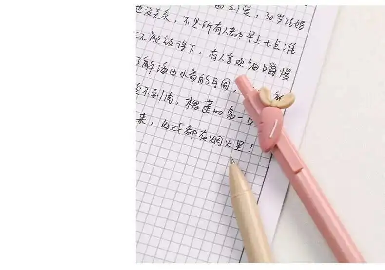 1-teiliger Lytwtw's süßer Gelstift, kreativer Hase, Schleife, Presse, Büro, Geschenk, Schulbedarf, Schreibwaren, Kawaii, lustige Stifte – Detail 16
