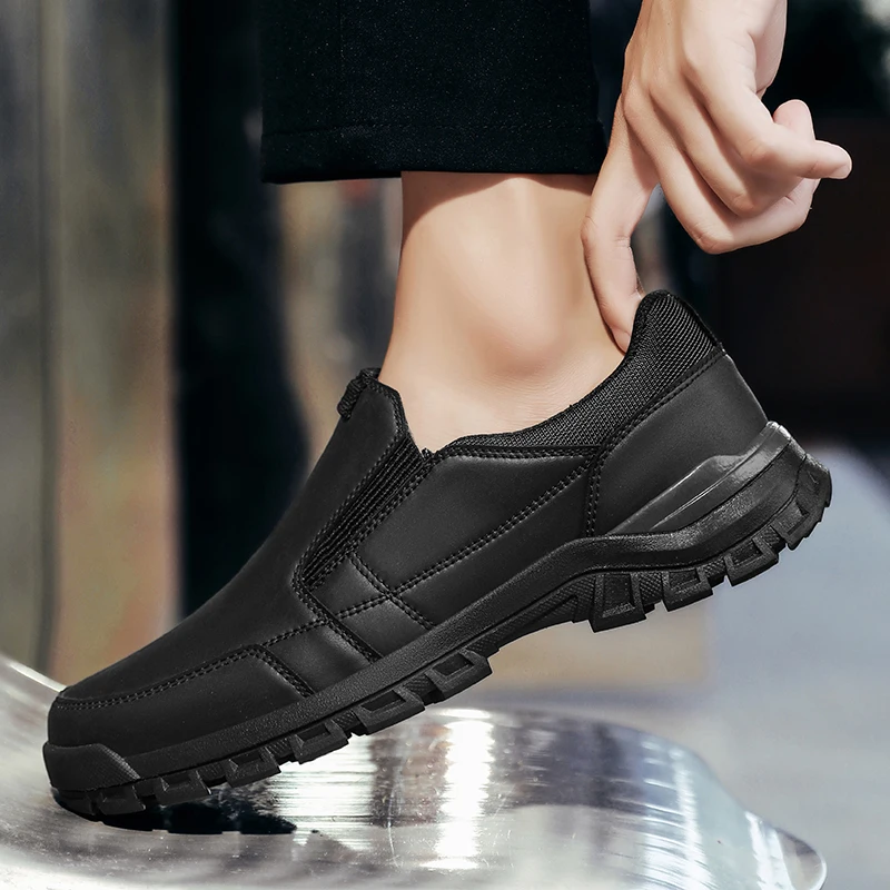 

Genuine Leather Men Casual Shoes Black Brown Business Formal Shoes Comfortable Male Footwear Moccasins Lightweight Man Loafers