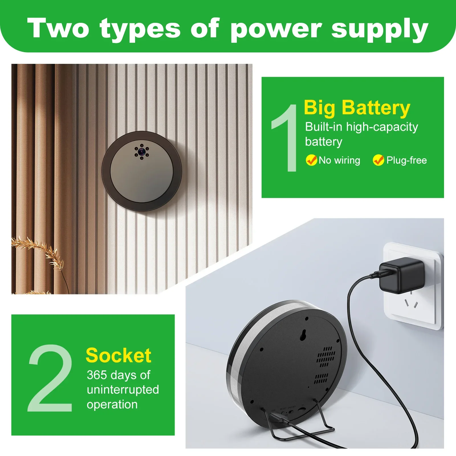 Мини-настольные часы HD-камера Беспроводные электронные часы DV Радионяня Дистанционный светодиодный ночник Часы Безопасность PTZ-камера мониторинга