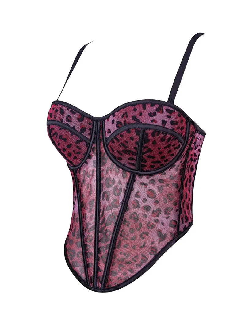 

Сексуальная майка с леопардовым принтом Fibone a Brtte Svel Faionable Slim Fit, женская одежда ort Sle, уличная одежда