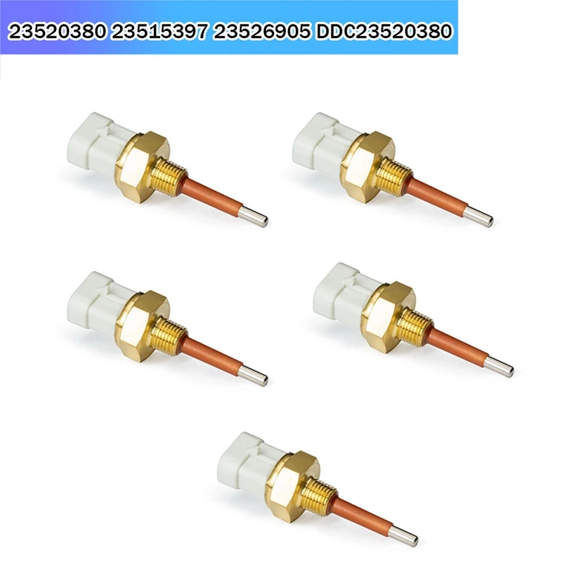 

5 Piece Coolant Temperature Temp Level Sensor As Shown Metal+ABS New For Detroit Diesel Series 60 S60