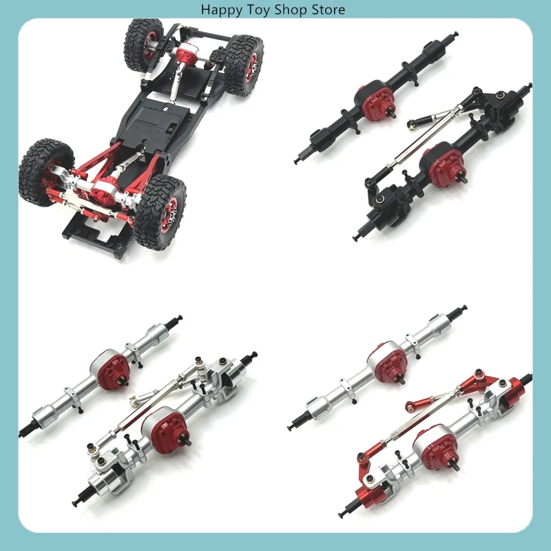 

MN 1/12 MN82 LC79 MN78 RC Car Metal Front Rear Axle Assembly Upgrade Parts Aluminum Alloy Reinforcement Chassis Bridge Kit