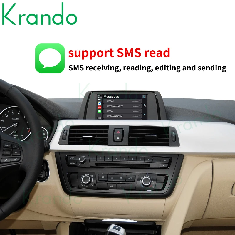 Drahtloses Apple Carplay-Schnittstellenmodul für BMW F20 F30 F45 F10 NBT EVO Android Decoder Box Mirror Link Auto-DVD-Player