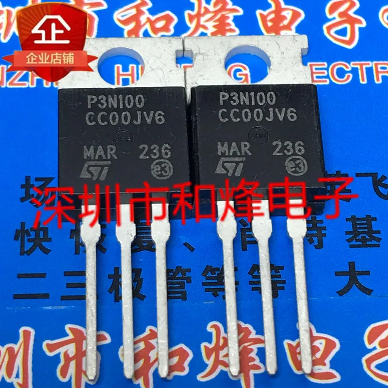 

30pcs original new STP3N100 P3N100 TO-220 1000V 3.5A