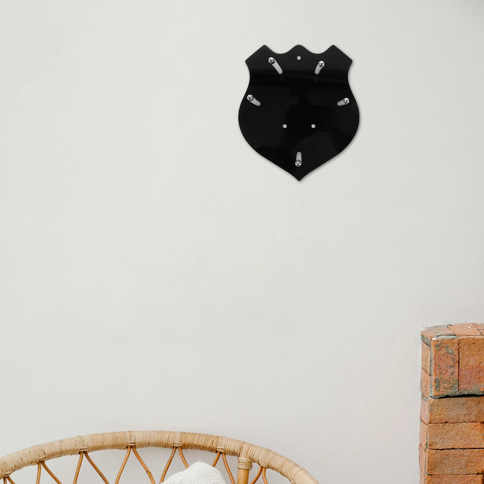 

Sword Wall Mount Display Holder Compact Space Saving Design Wall Organizer for Axes Cosplay Display