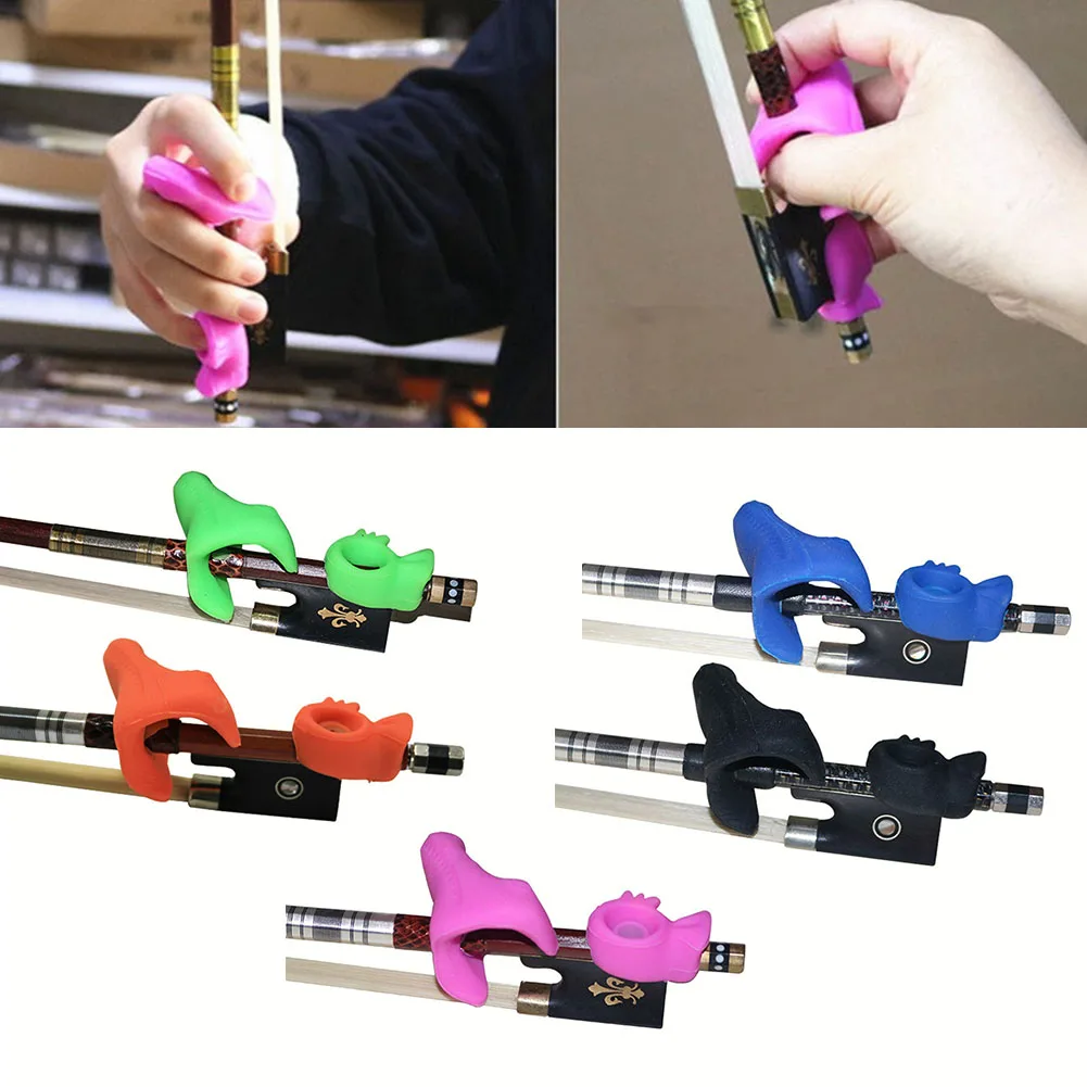 Violin Bows Grip Corrector For All Size Silicon Correcting Device For Beginner Posture Grip Violin Bow Holder Corretor