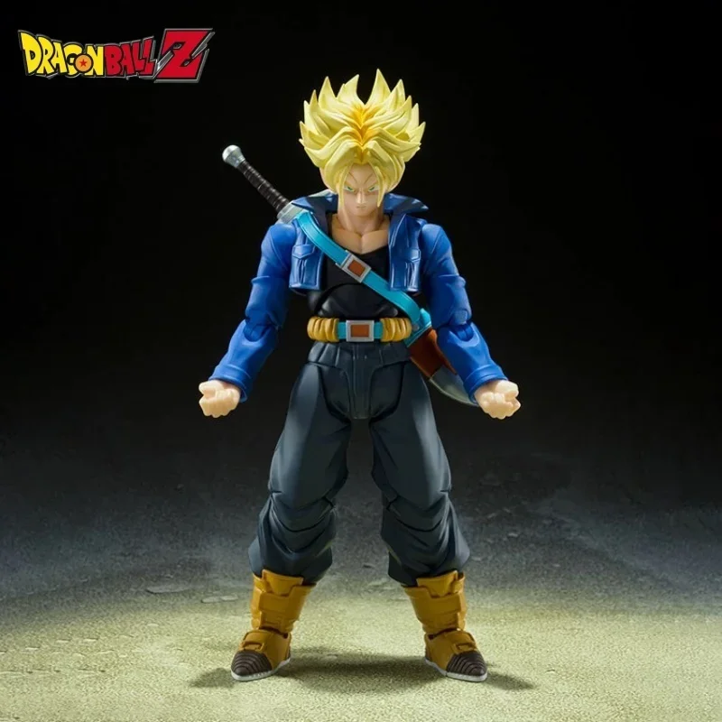 

Genuine Bandai Shf Dragon Ball Z Super Saiyan Anime Figure Tranx Pvc Statue Model Desktop Decoration Collection Edition Toy Gift