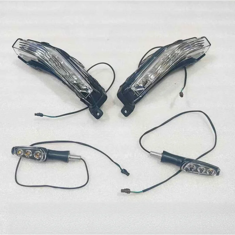 Motorcycle Front Rear Left Right Turn Signal Light Indicator Blinker Lamp For QJMOTOR SRT600SX QJ600‑7F