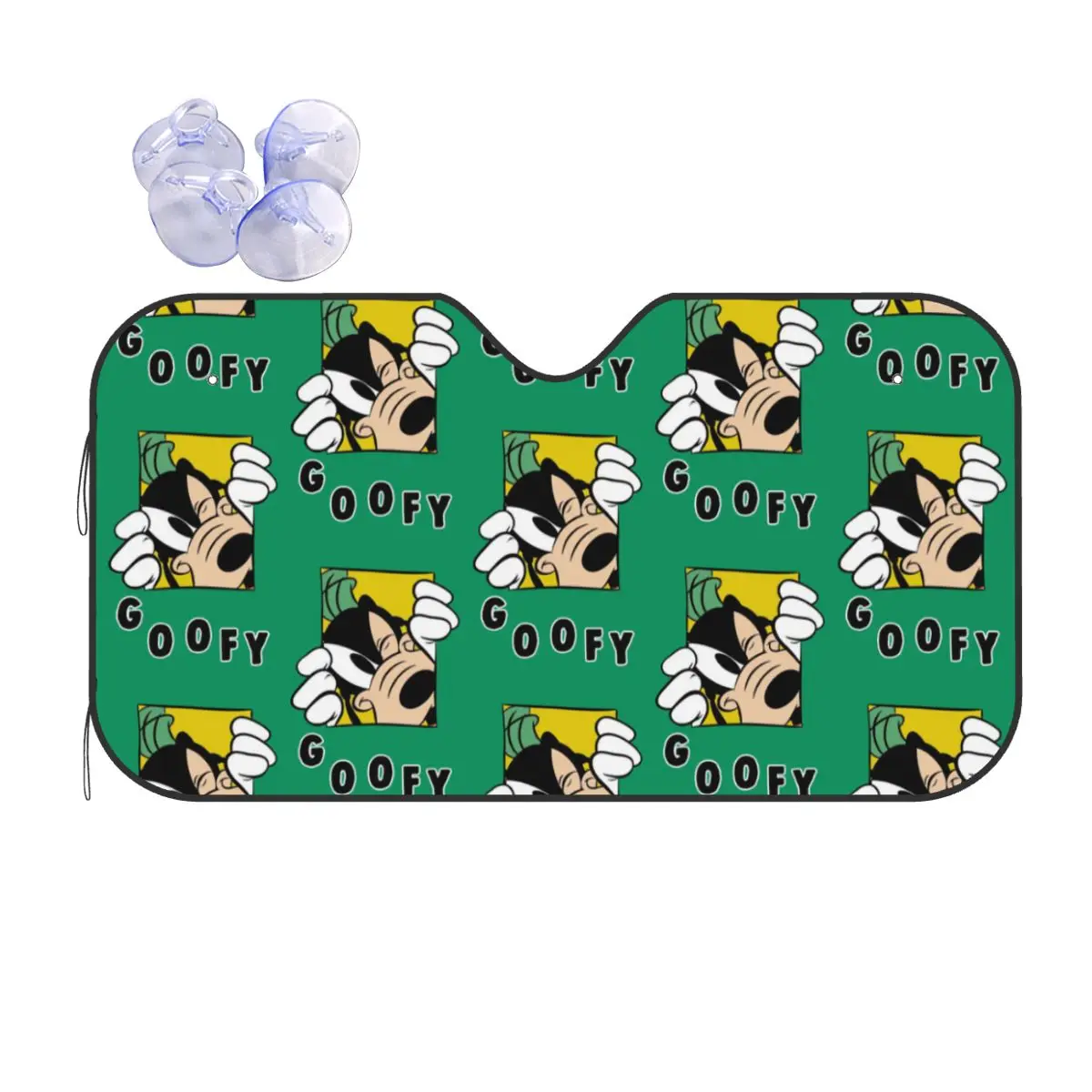 

Пользовательский Goofy Goof лобовое стекло автомобиля солнцезащитный козырек складной аниме мультфильм Солнцезащитные шторы для окон автомобиля