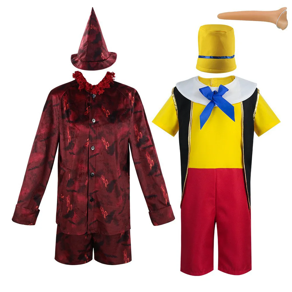 

Хэллоуин, костюм для косплея в реальном мире, длинный нос, кукольная встреча, сценический наряд, женская этническая одежда