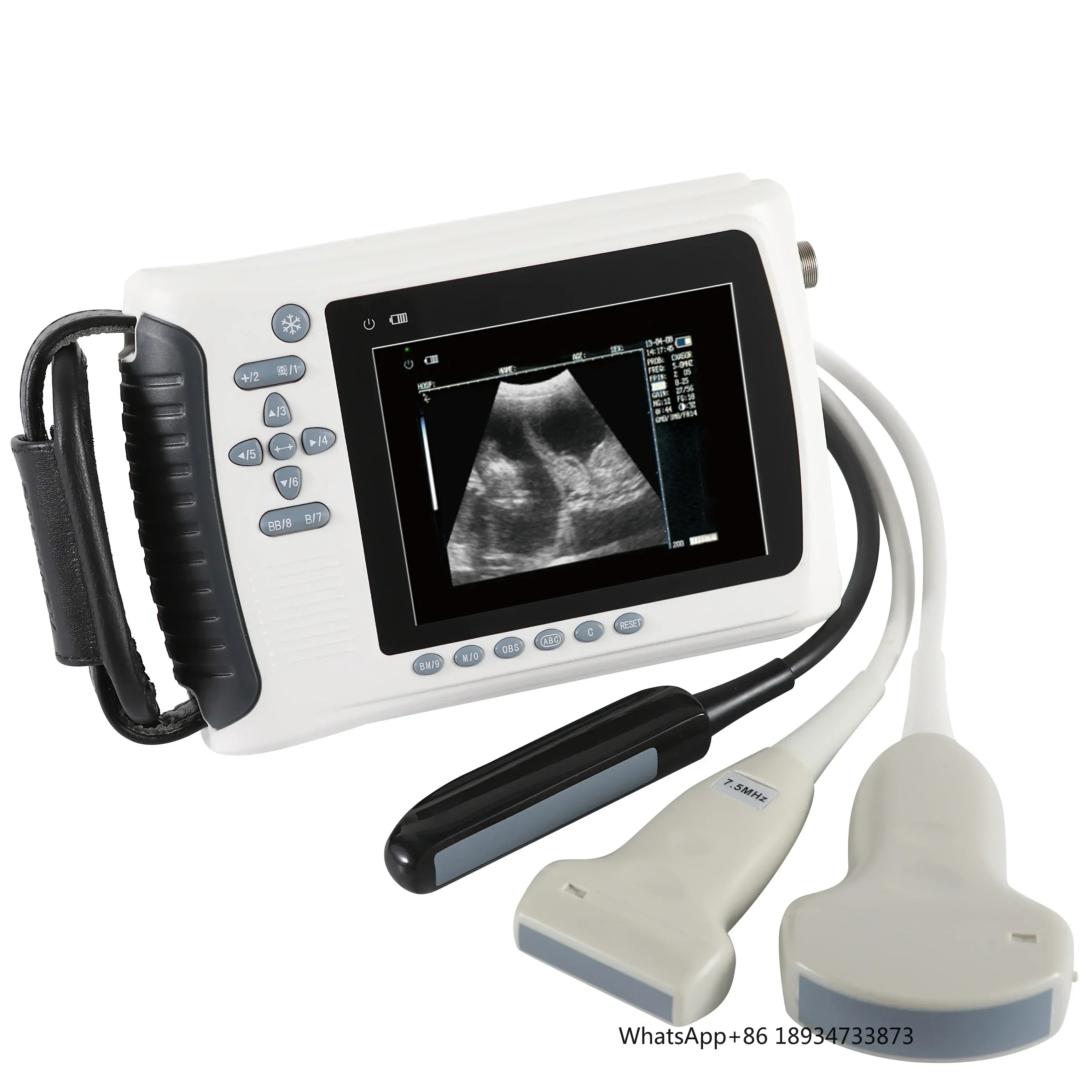 Portable Veterinary Ultrasound Equipment Cow /Horse /Goat /Pig Pregnancy Ultrasound Scanner Echograph Machine