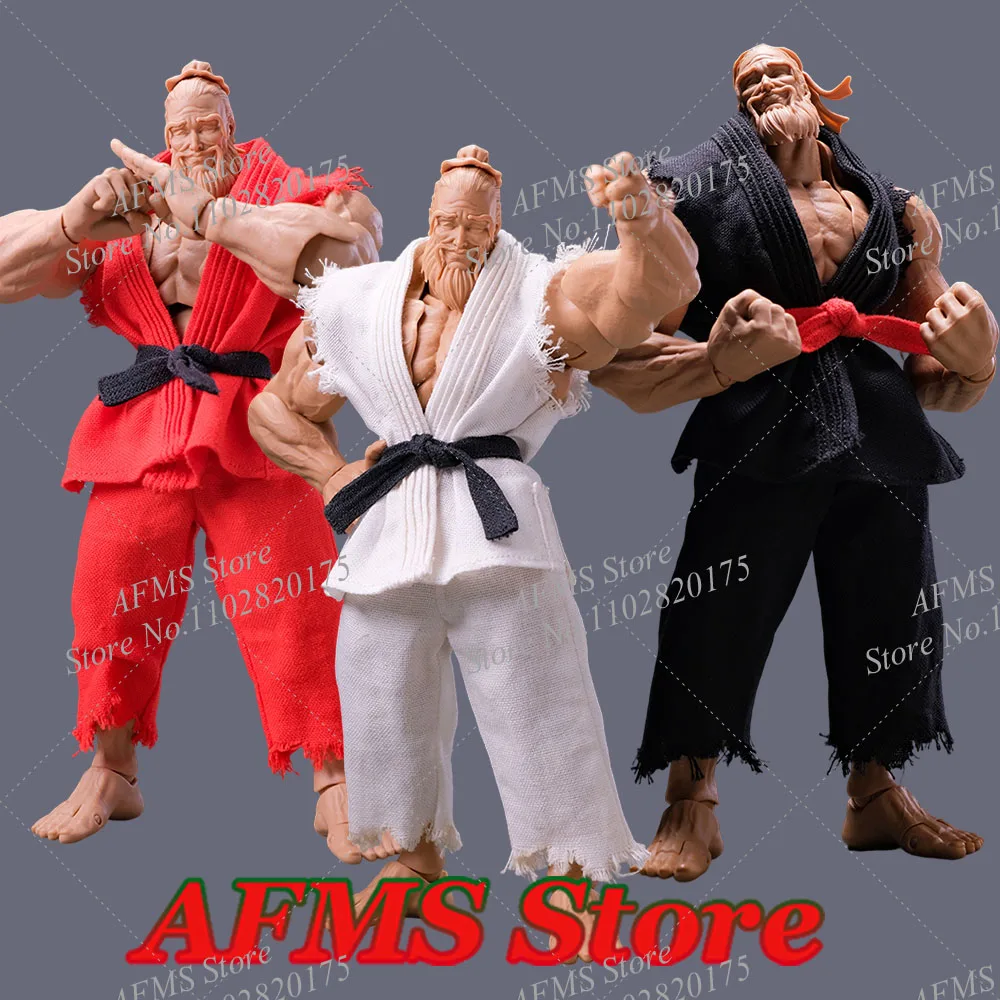 

Romankey UMS003 масштаб 1/12 Big Guy Боевые искусства Боксерский костюм Пальто Брюки Пояс Комплект одежды Подходит для 6-дюймовой экшн-фигурки большого размера