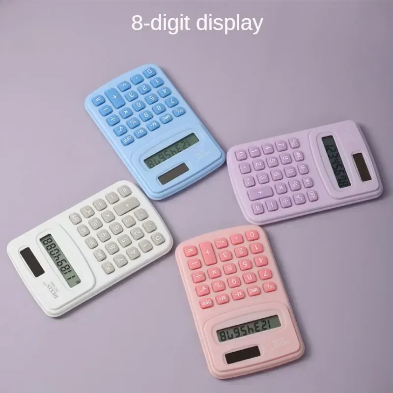 2025 New Small Calculator Silent Calculator Mini Version Learning Auxiliary Portable Calculator