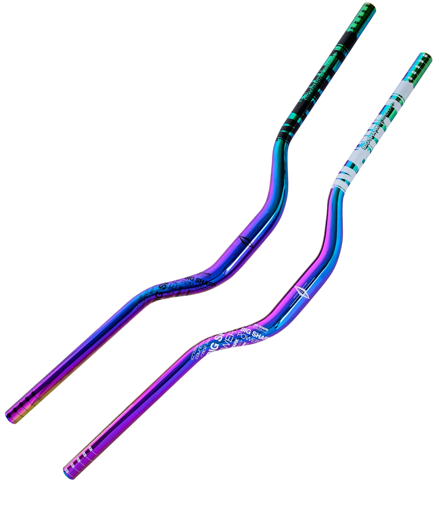 Nanlio Fahrradlenker, Dayan Lenker 50MM Steigung, 780MM Länge * 31.8MM Durchmesser, Regenbogenfarbe – Detail 11
