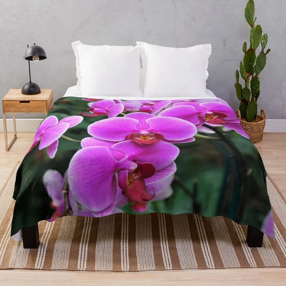 

Opulent Orchid Throw Blanket