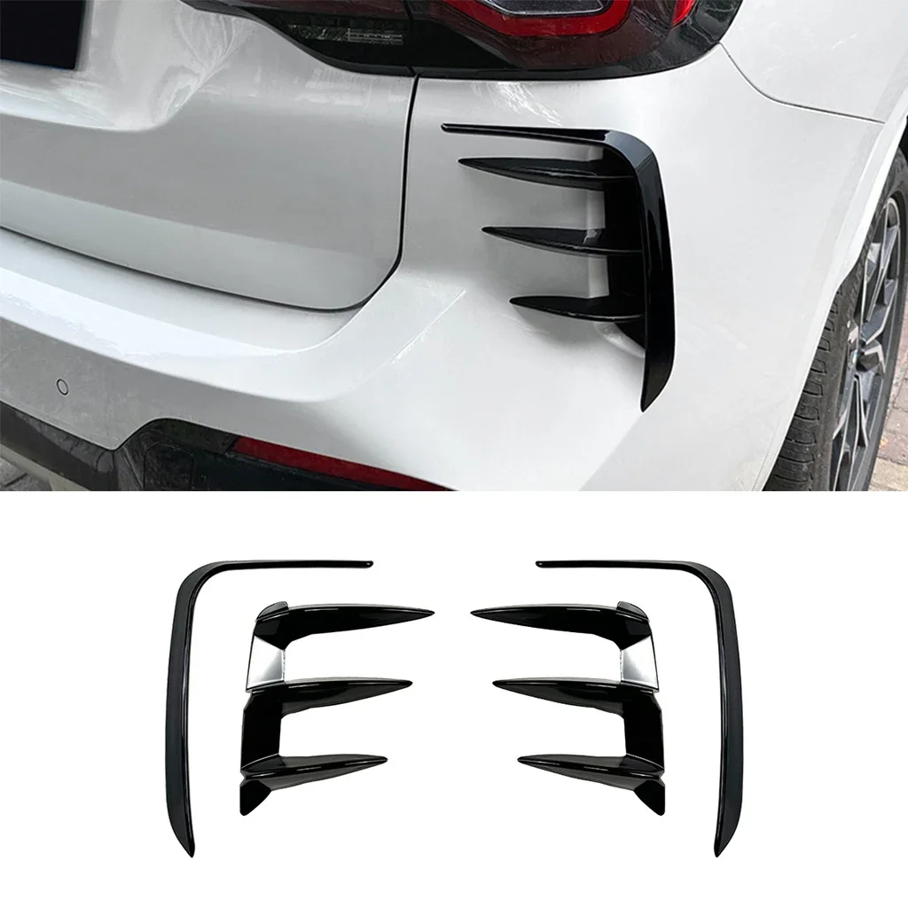 

New! Rear Bumper Splitter Spoiler Air Vent Cover Spoiler For BMW X3 G01 LCI M Sport 2022 2023 Body Kits Tuning