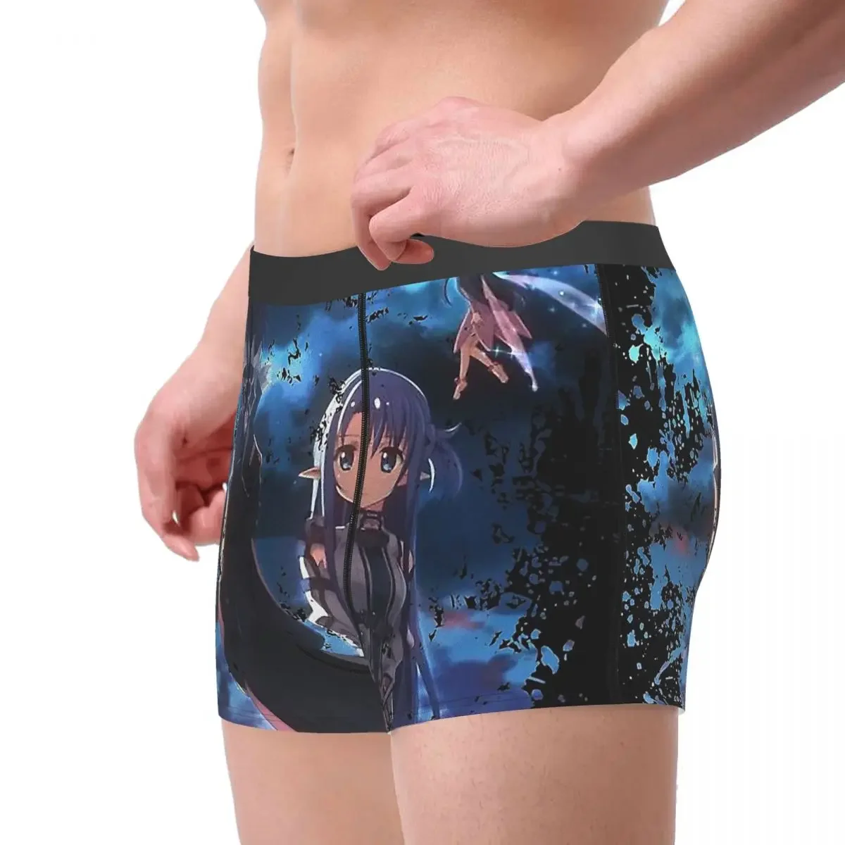 Kirigaya Kazuto Kirito Sword Art Online Kirigaya Kazuto Underpants Cotton Panties Man Underwear Ventilate Shorts Boxer Briefs