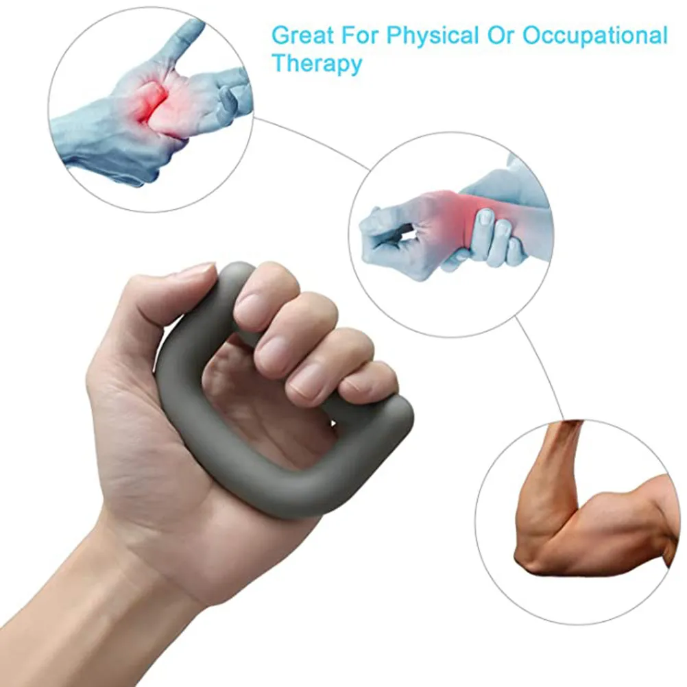 2 pcs Grip Hand Strength Training Wrist Finger Strengthener Trainer Halloween Christmas New Year Hand Grip Strengthener Set