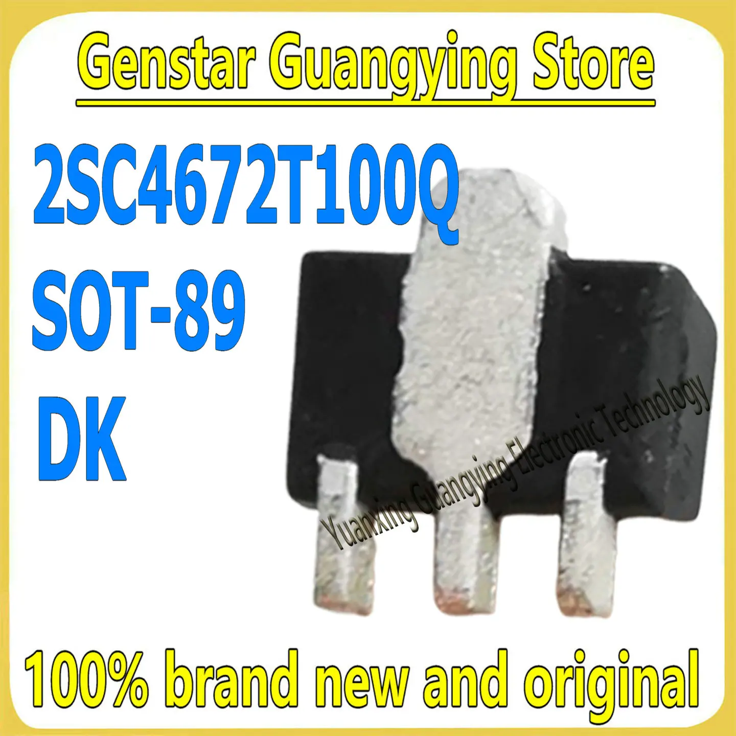 (20 pieces) 2SC4672T100Q 2SC4672 Marking: DK SOT-89 50V 3A NPN surface-mount transistor 100% brand new