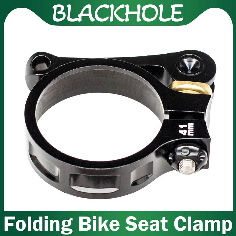 Folding Bike 41mm Seat Clamp Quick Release Extended Handle Carbon Folding Bicycle Aluminum Alloy Seat Clamp Foding Bike Parts