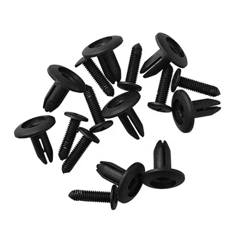 20 قطعة ل 6 مللي متر ثقب OE: 90683-SA5-003 مصد للسيارات السحابات كليب البلاستيك سيارة المسمار التجنيب جذع كليب الحاجز كليب C09 #3