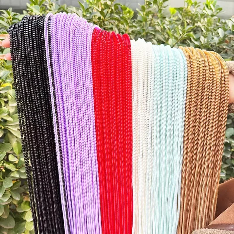 

For iPhone/Samsung/Huawei/Xiaomi Data Line Decoration Winder 1.4M Universal Colorful Spiral Charger Cable Cord Protector Wrap