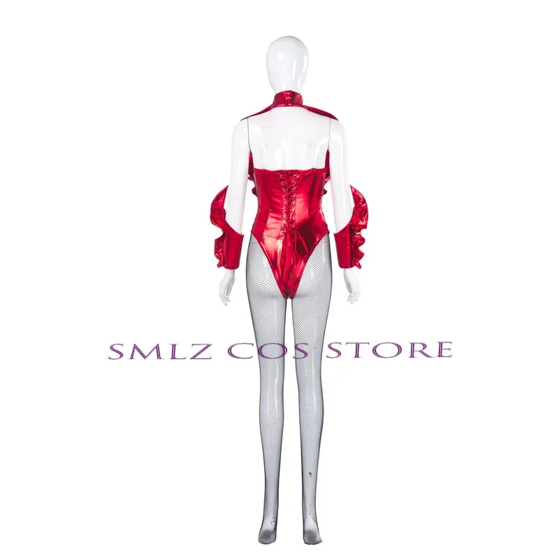 Anime Skye Riley Cosplay Kostüm Sexy Frau Sing Song Rot Overall Outfits Halloween Party Anzug für Frauen