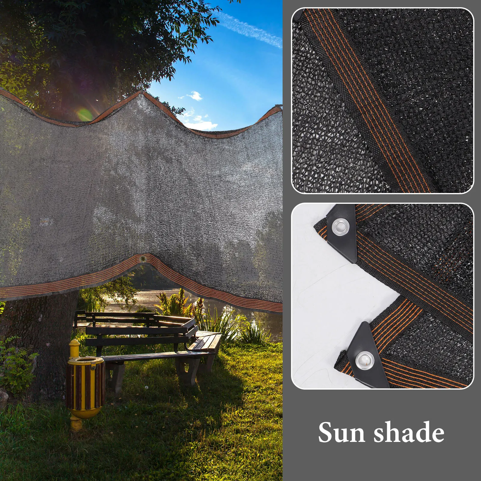 

Pe Sunshade Cloth Large Durable Shade Net for Garden Balcony Patio Outdoor Plant Sun Protection Cover Shade Cover